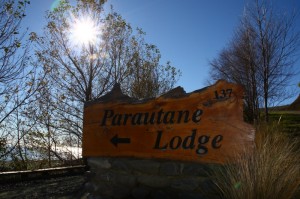 Parautane Lodge sign